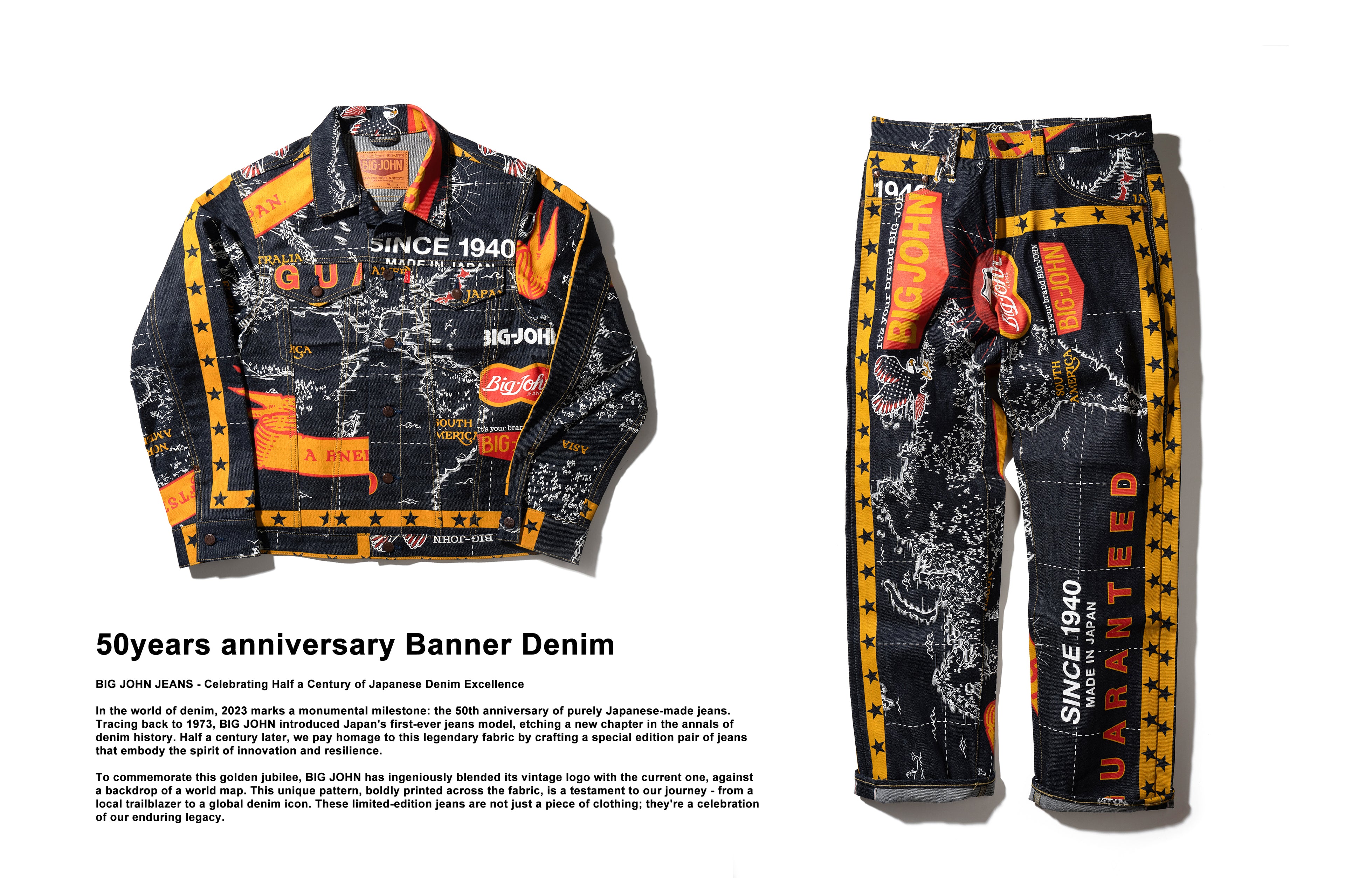 50周年 BANNER DENIM　