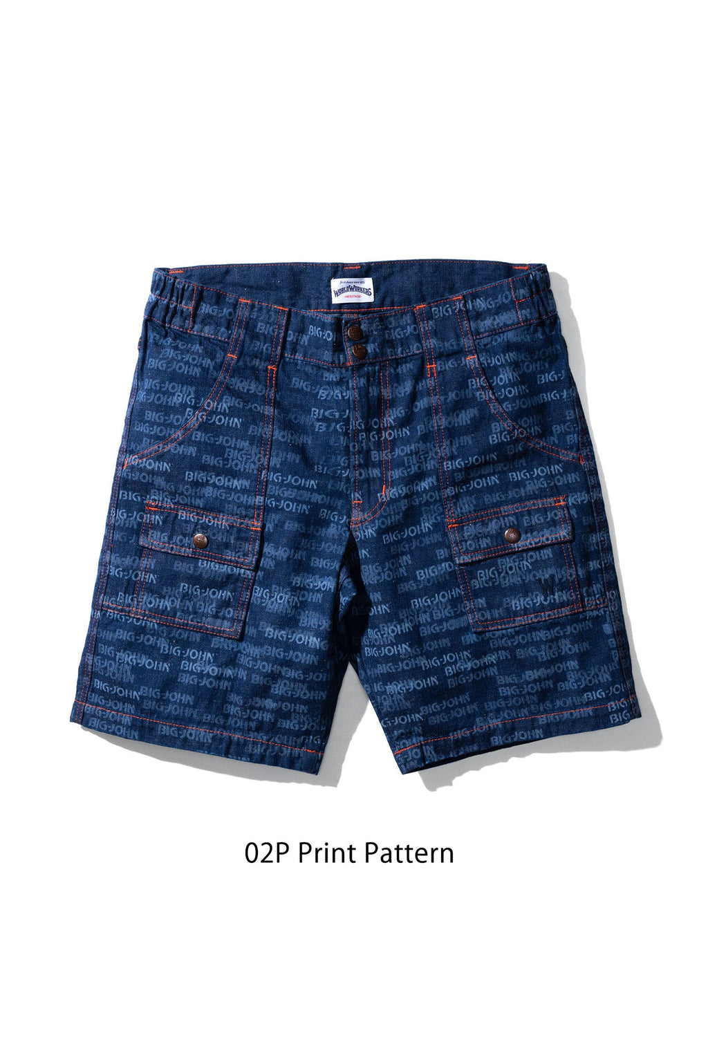 WR788M-02P World Workers Beach Denim Buch-Shorts