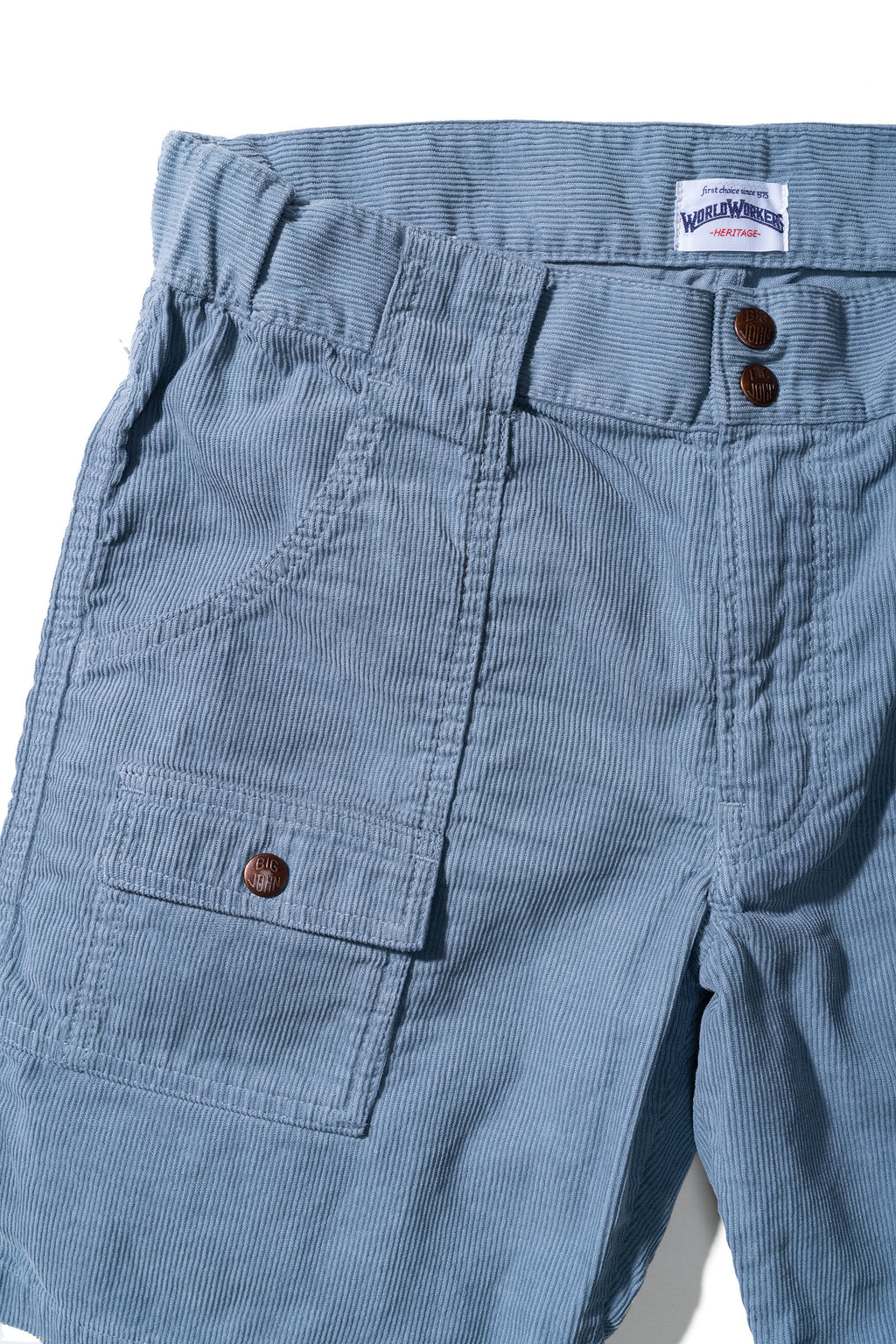 WR788M-63A World Workers Beach Corduroy Buch-Shorts