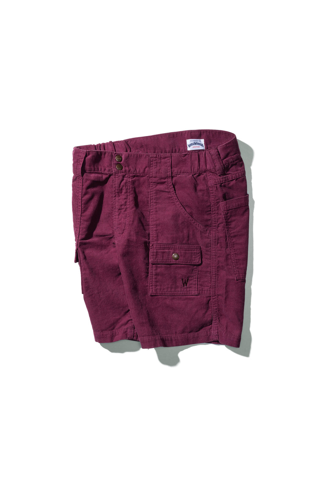 WR788M-32B World Workers Beach Corduroy Buch-Shorts