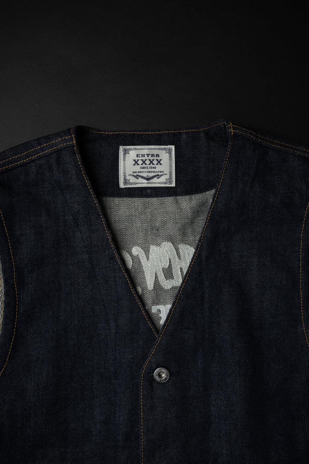 XX602BE (SP5)『XXXX-EXTRA』BUTTON UP VEST EMB