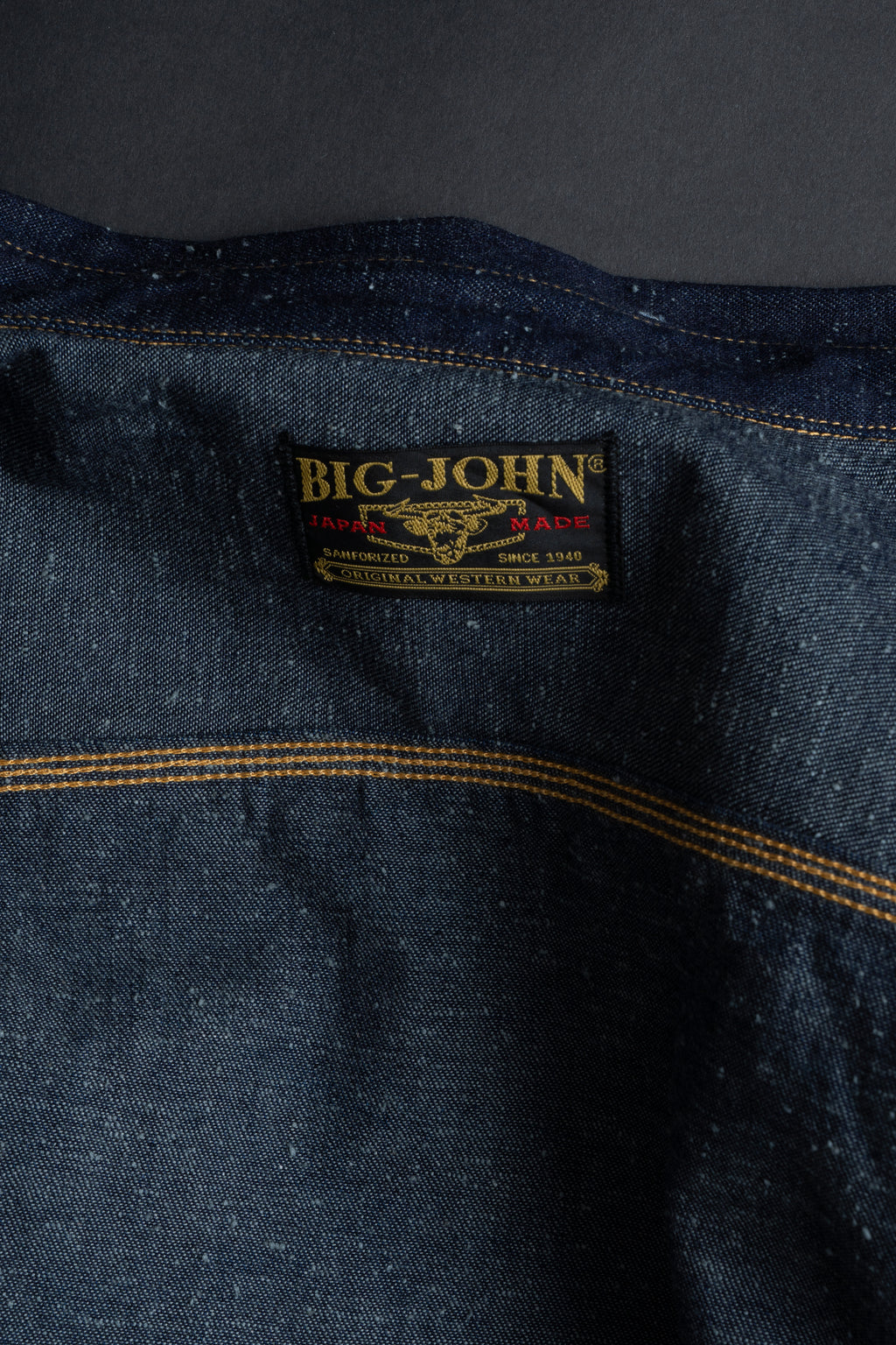 MS005E (001) 10oz SELVADGE DENIM WORK SHIRTS