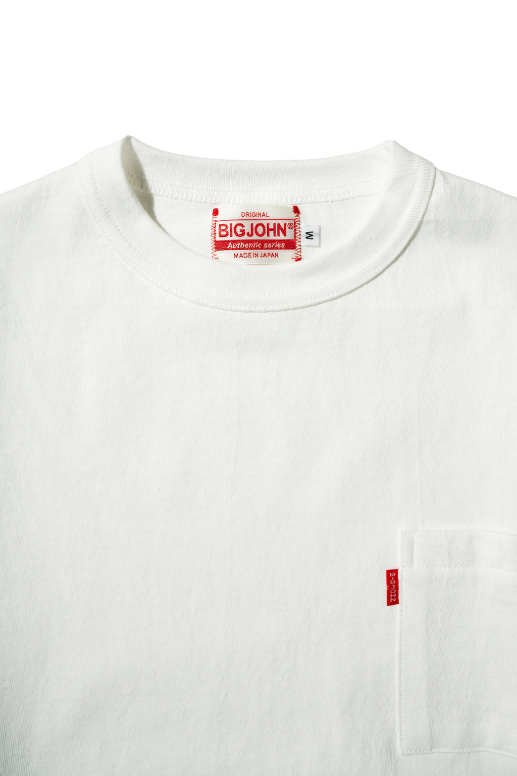 MTS14M (69)  丸胴 長袖 POCKET Tee ホワイト