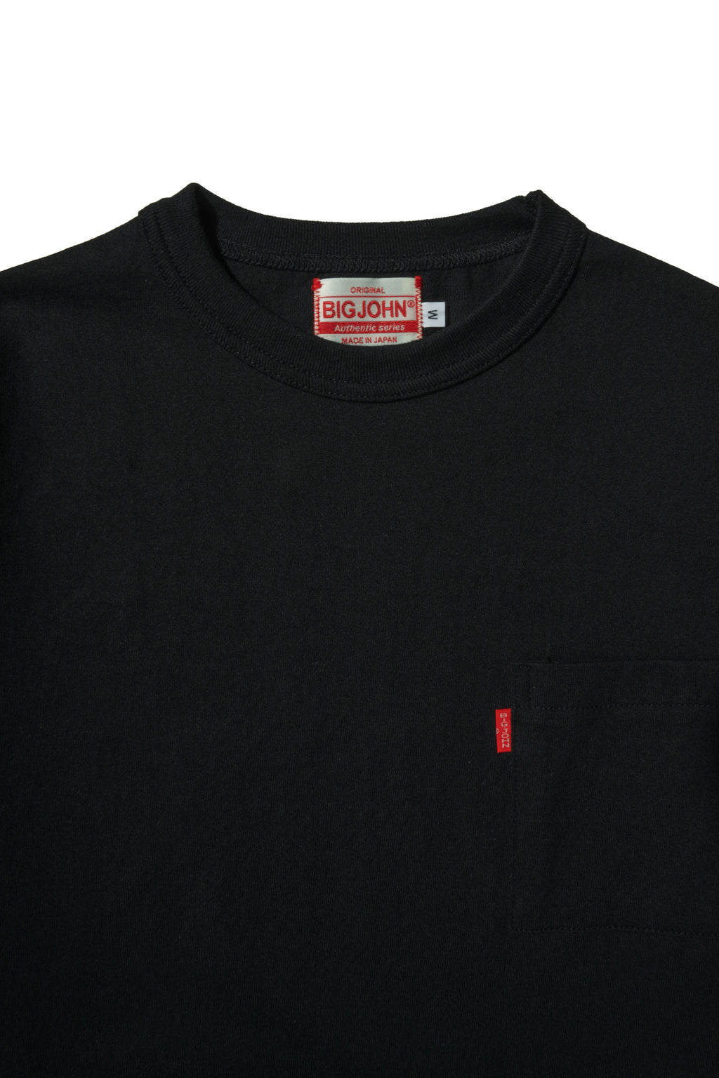 MTS14M (61) 丸胴 長袖 POCKET Tee ブラック