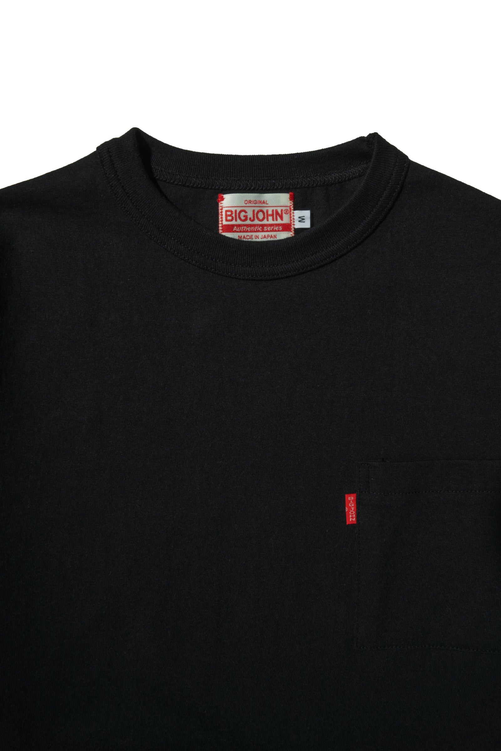 MTS14M (61) 丸胴 長袖 POCKET Tee ブラック