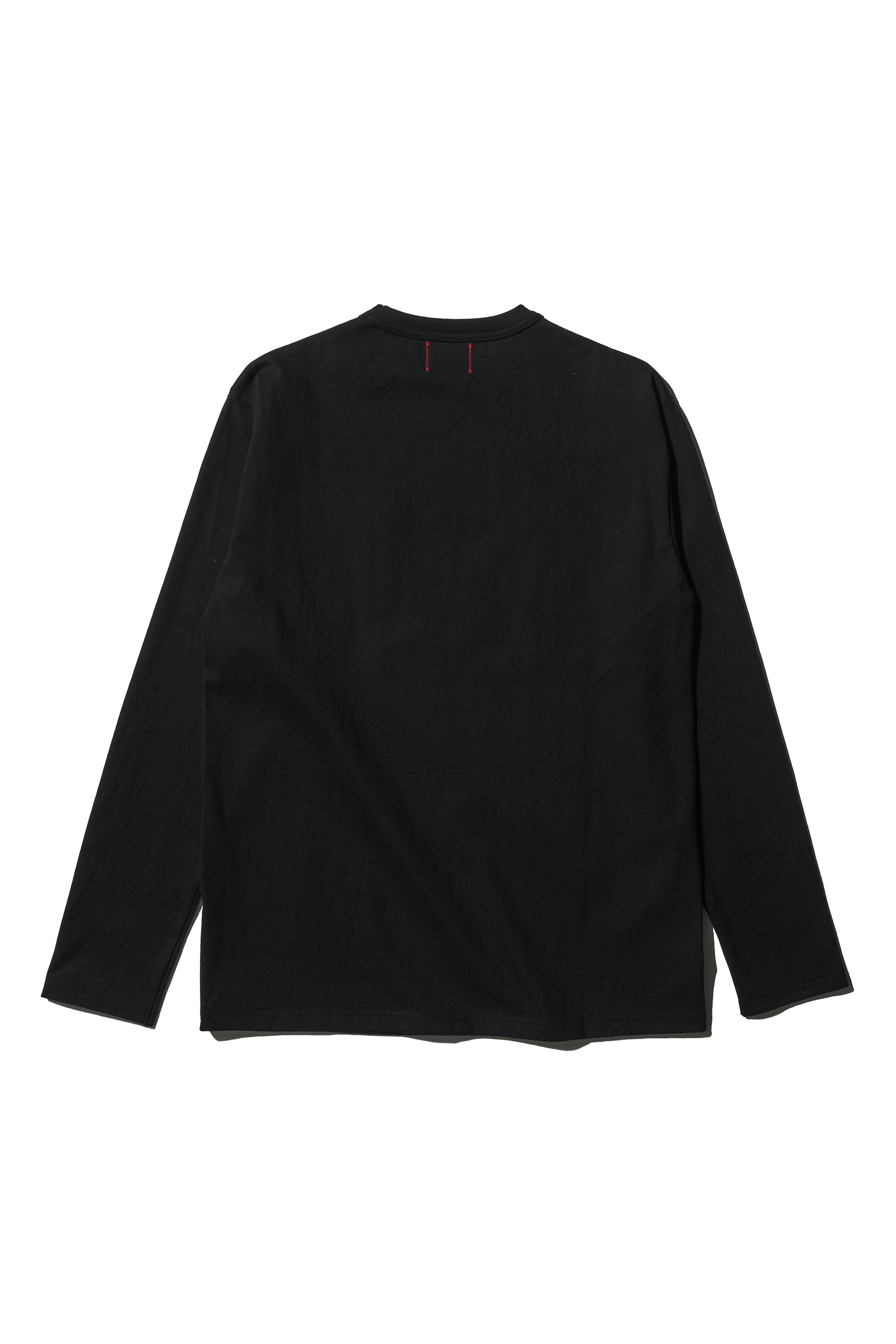 MTS14M (61) 丸胴 長袖 POCKET Tee ブラック