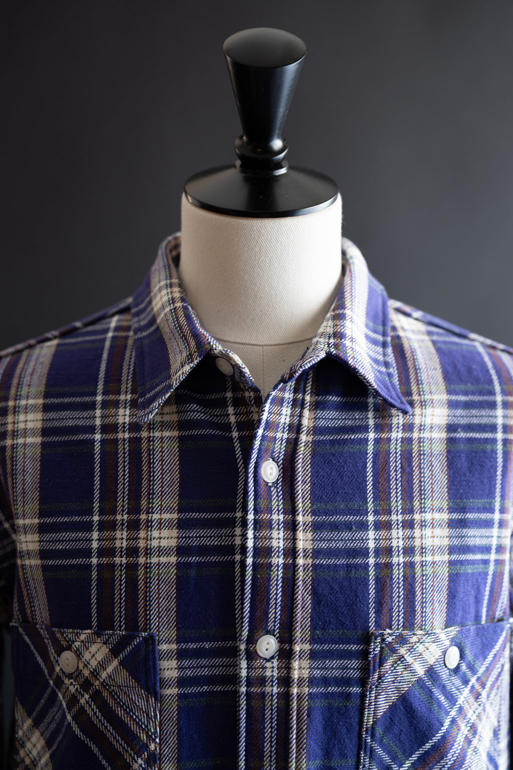 MS022D (35) HEAVY COTTON FLANNEL SHIRT Slim