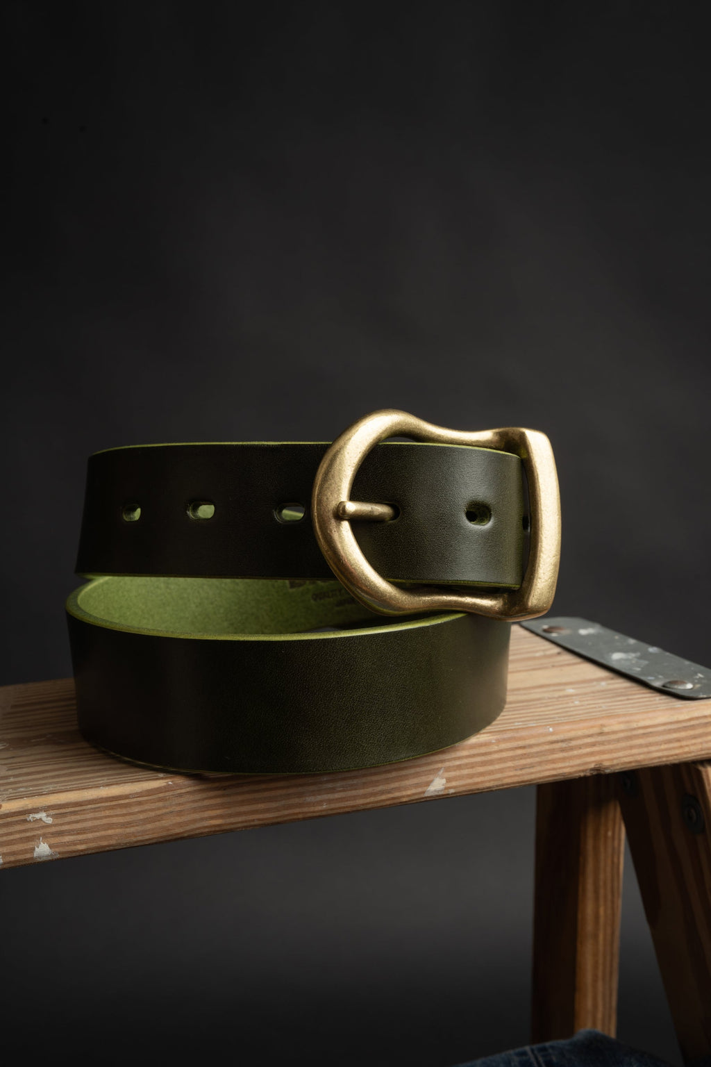 VBLT02 (OL) 5ミリ厚 姫路レザーベルト HIMEJI LEATHER ORIGINAL BELT