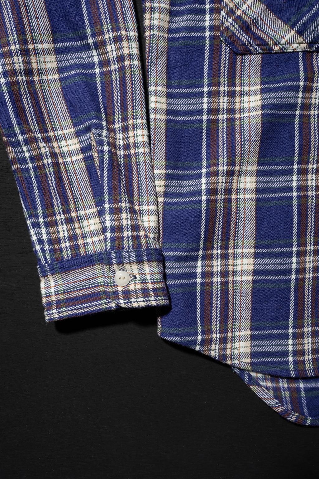MS022D (35) HEAVY COTTON FLANNEL SHIRT Slim