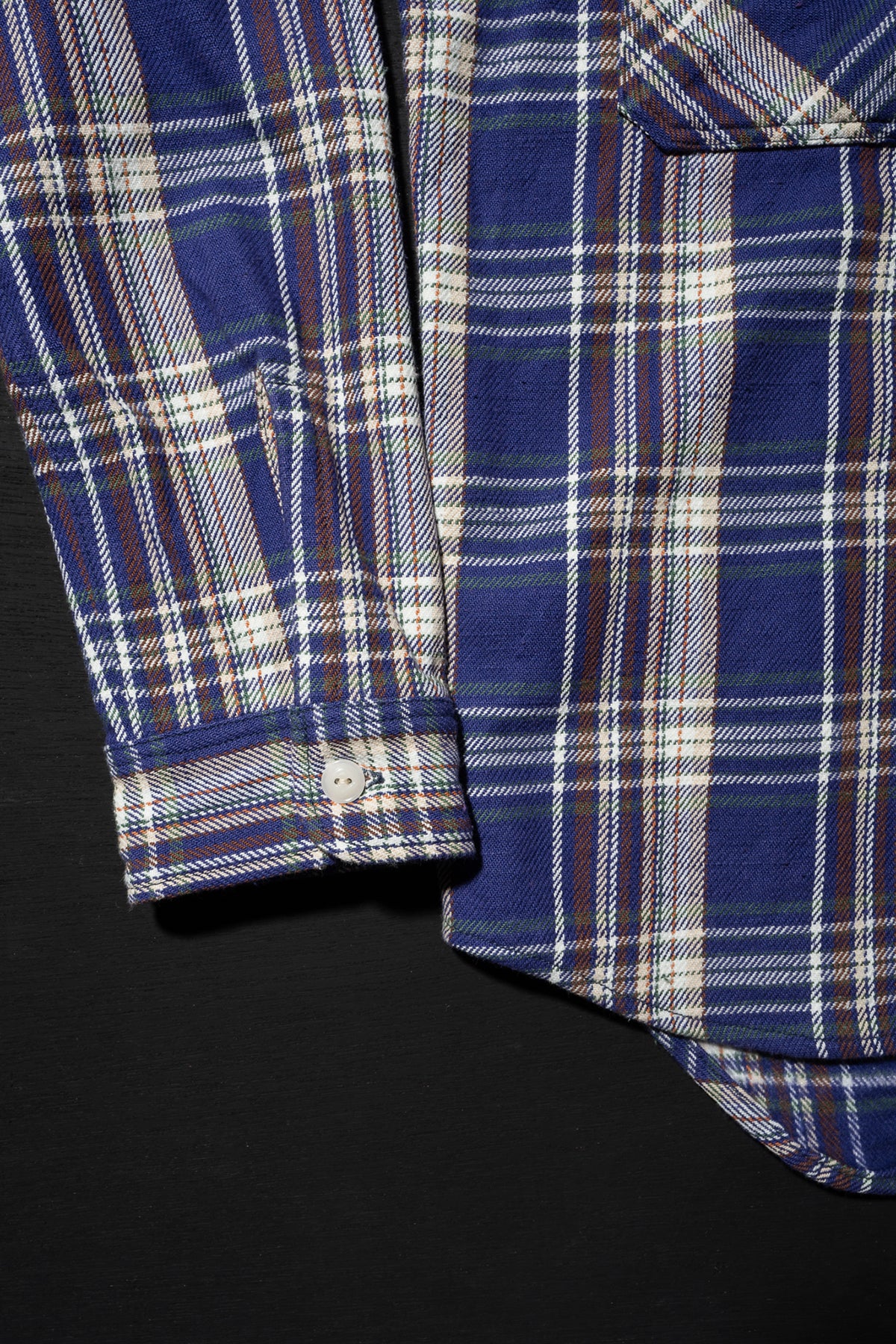 MS022D (35) HEAVY COTTON FLANNEL SHIRT Slim