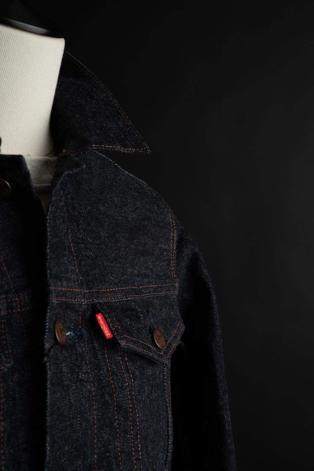 S6953W (001) ISHIKAWADAI DENIM TRUCKER JACKET
