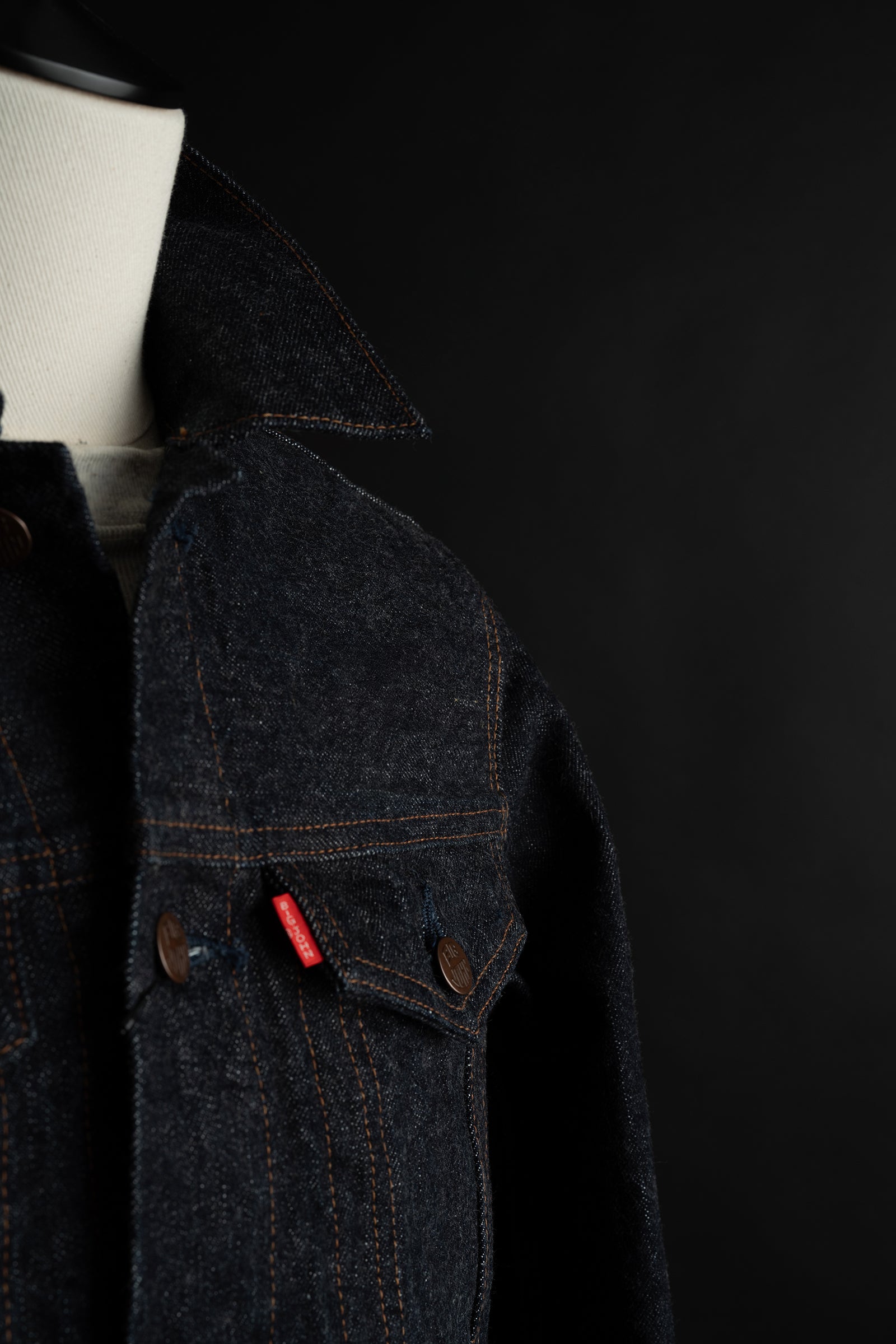 S6953W (001) ISHIKAWADAI DENIM TRUCKER JACKET