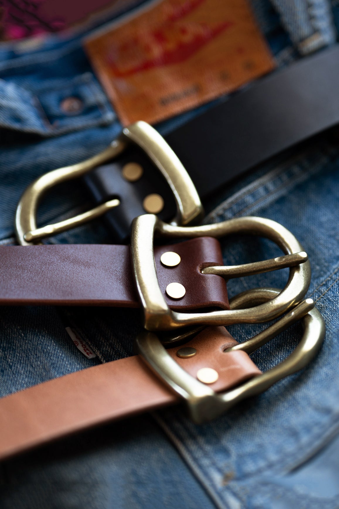 VBLT05 (NC) 姫路レザー ピットオイルレザーベルト HIMEJI LEATHER ORIGINAL BELT