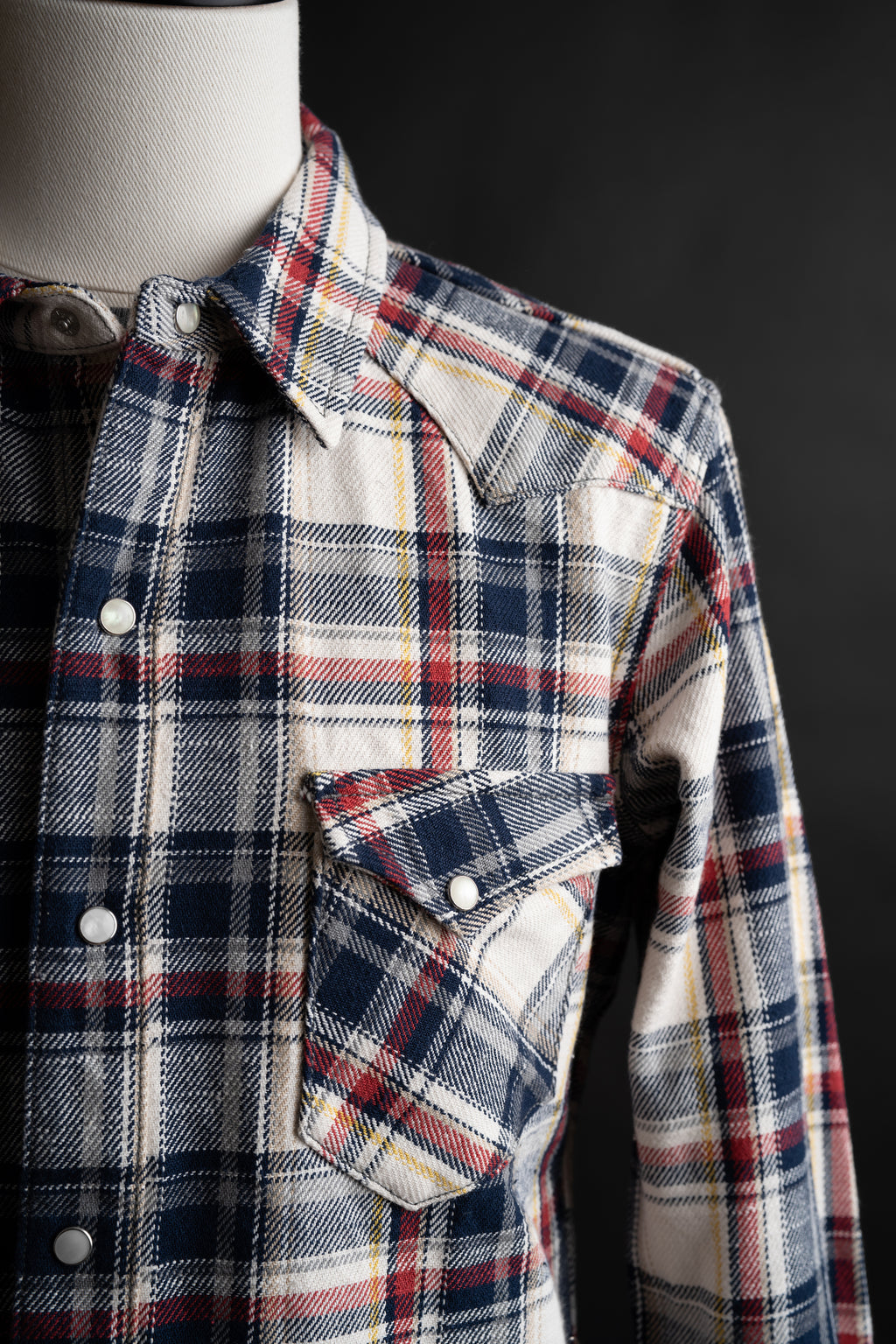 MS006WE (58) HEAVY COTTON FLANNEL WESTERN SHIRT