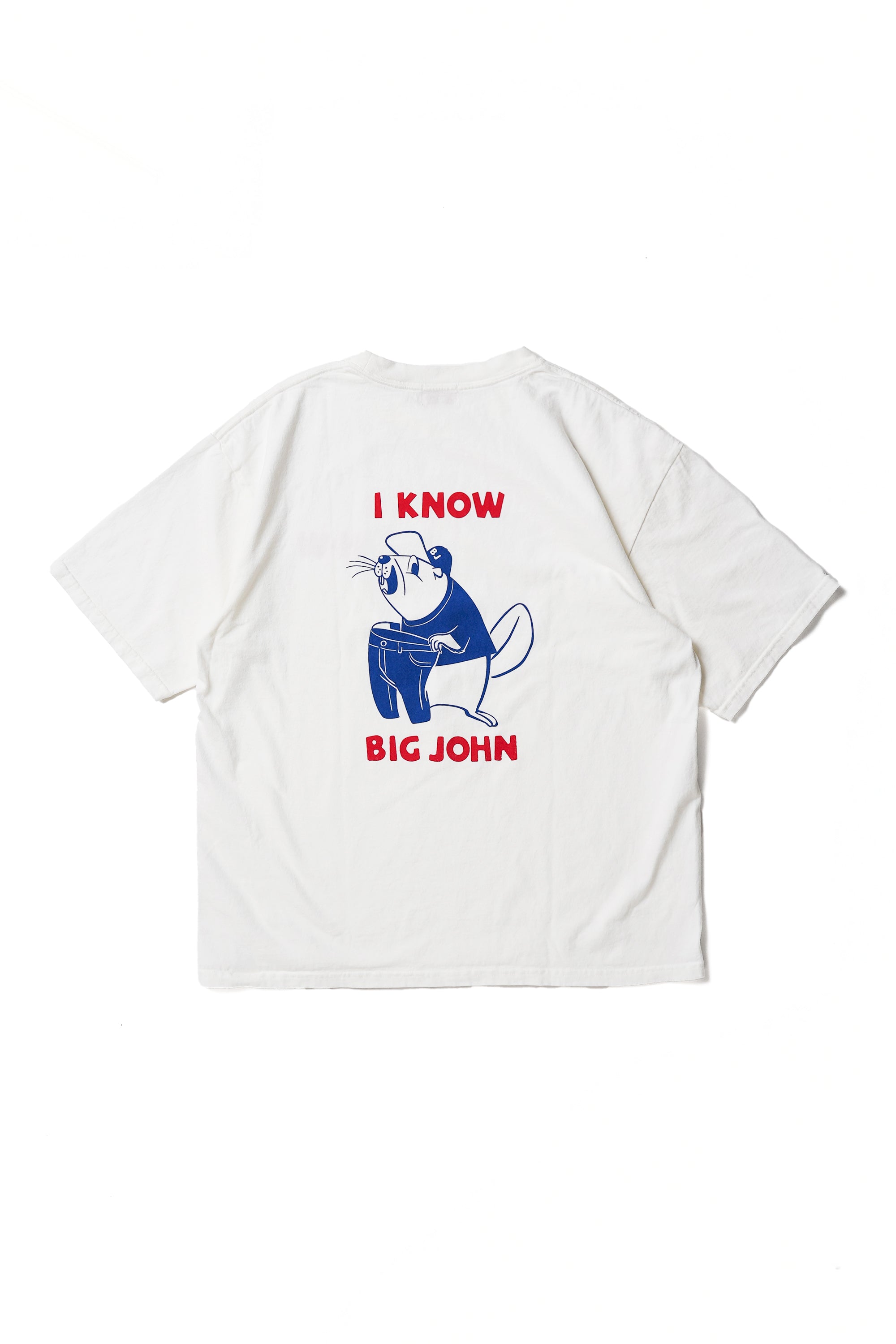 MTE001 (69) 丸胴 Tee BEAVER WHITE