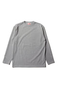 MTS13M (64)  丸胴 長袖 Tee 杢グレー