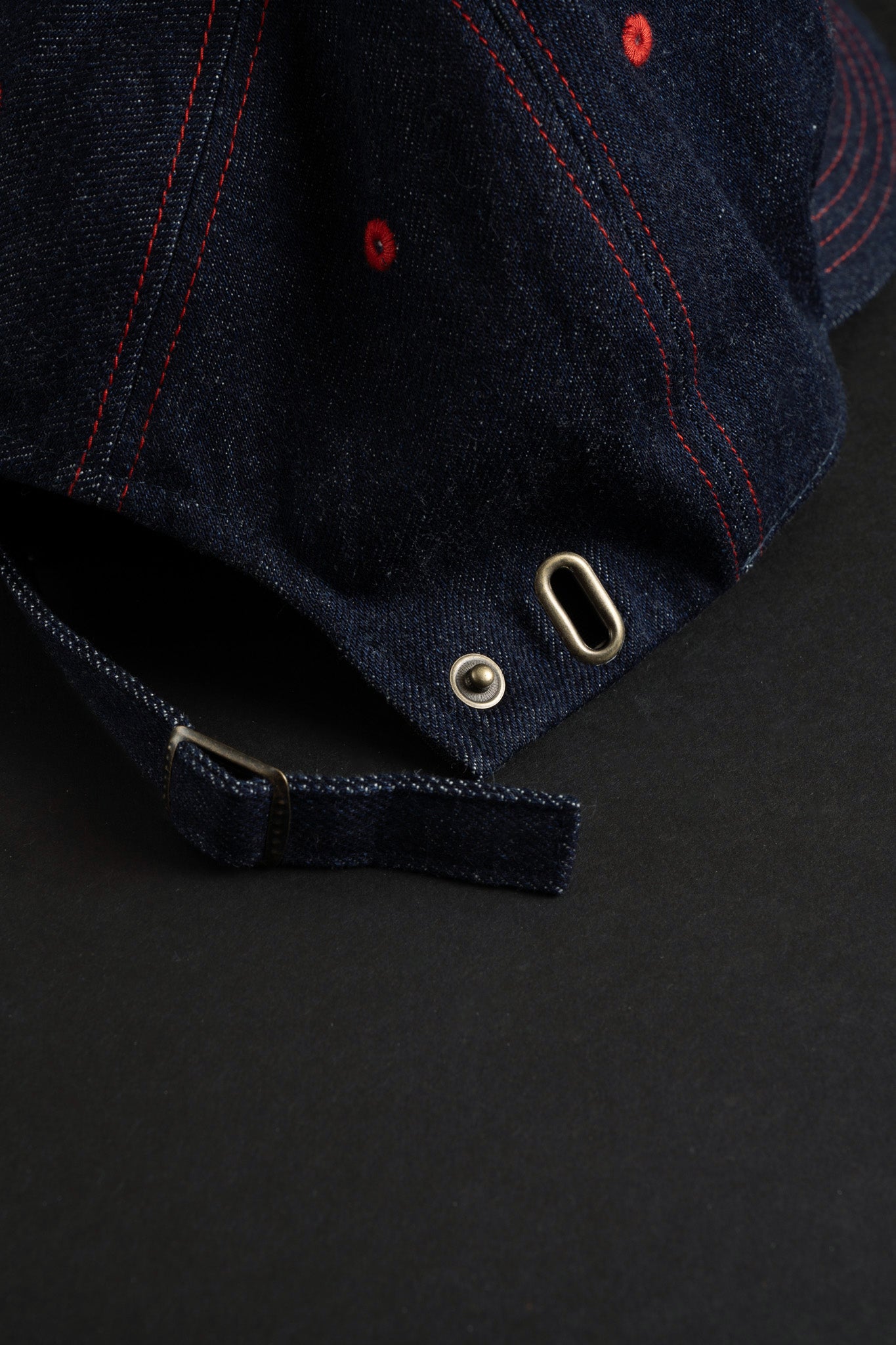 VBBJ045 (01RR) BJ BASEBALL CAP - Red Stitch