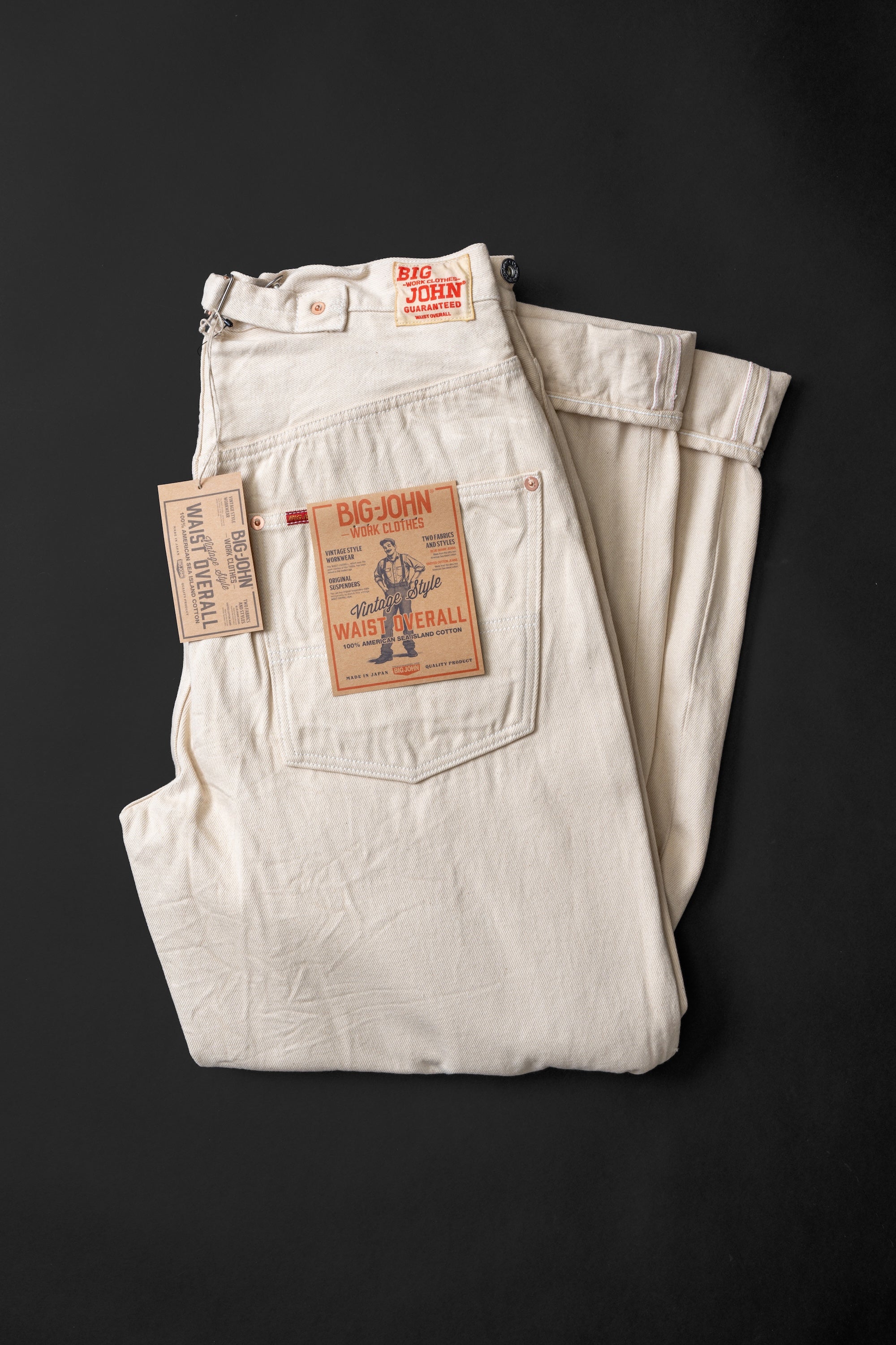 M101S(66) WAIST OVERALL DUCK kinari
