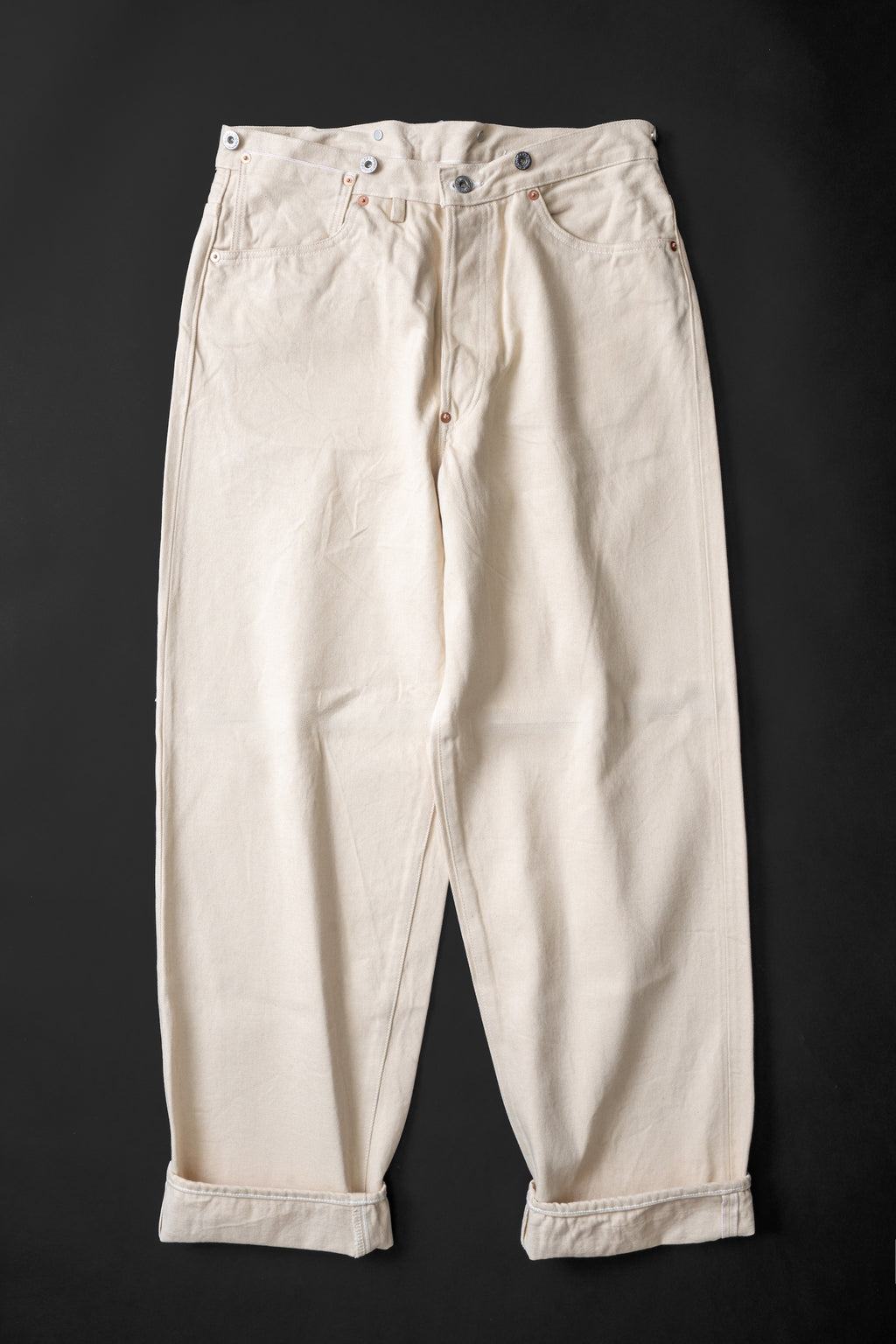 M101S(66) WAIST OVERALL DUCK kinari