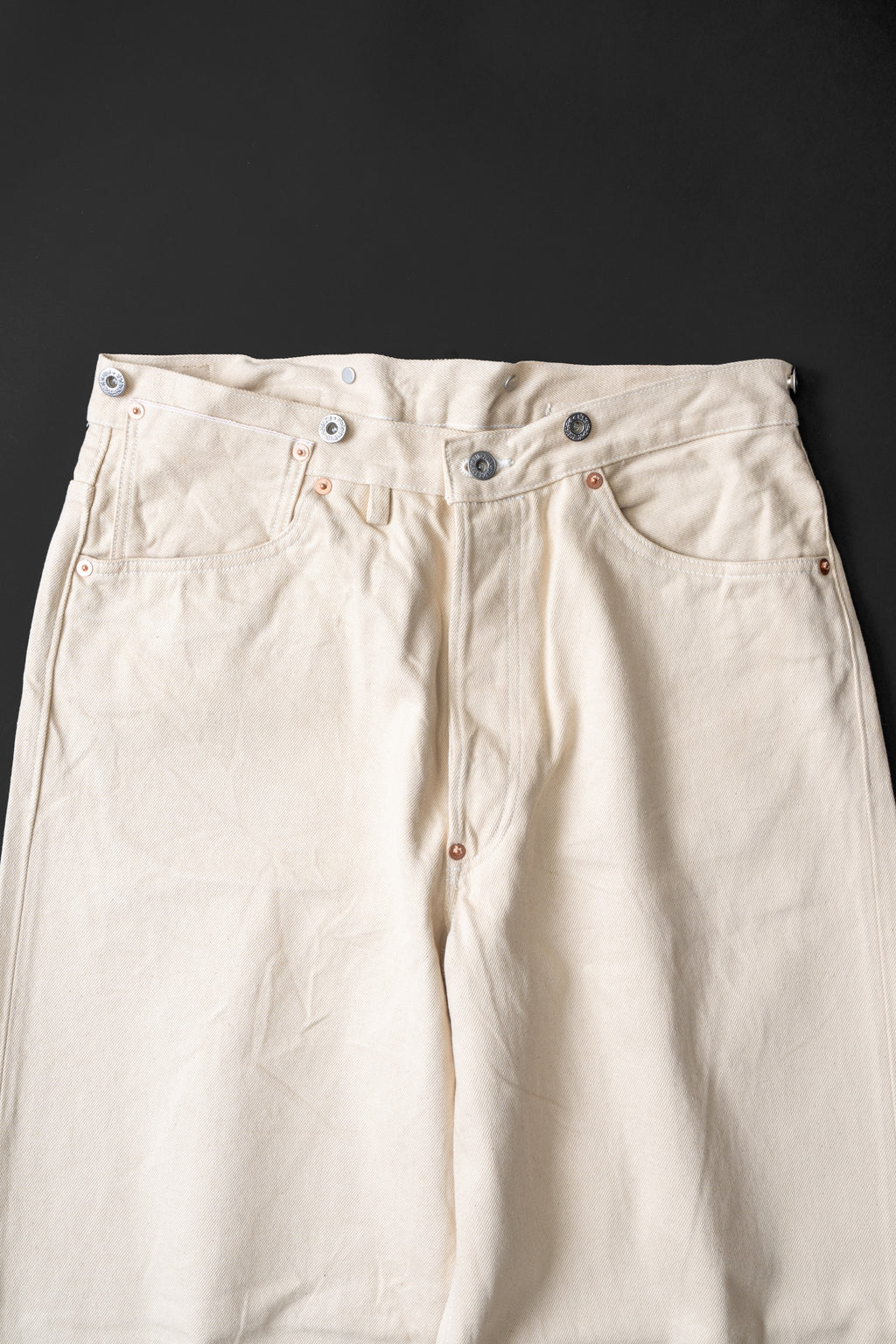 M101S(66) WAIST OVERALL DUCK kinari