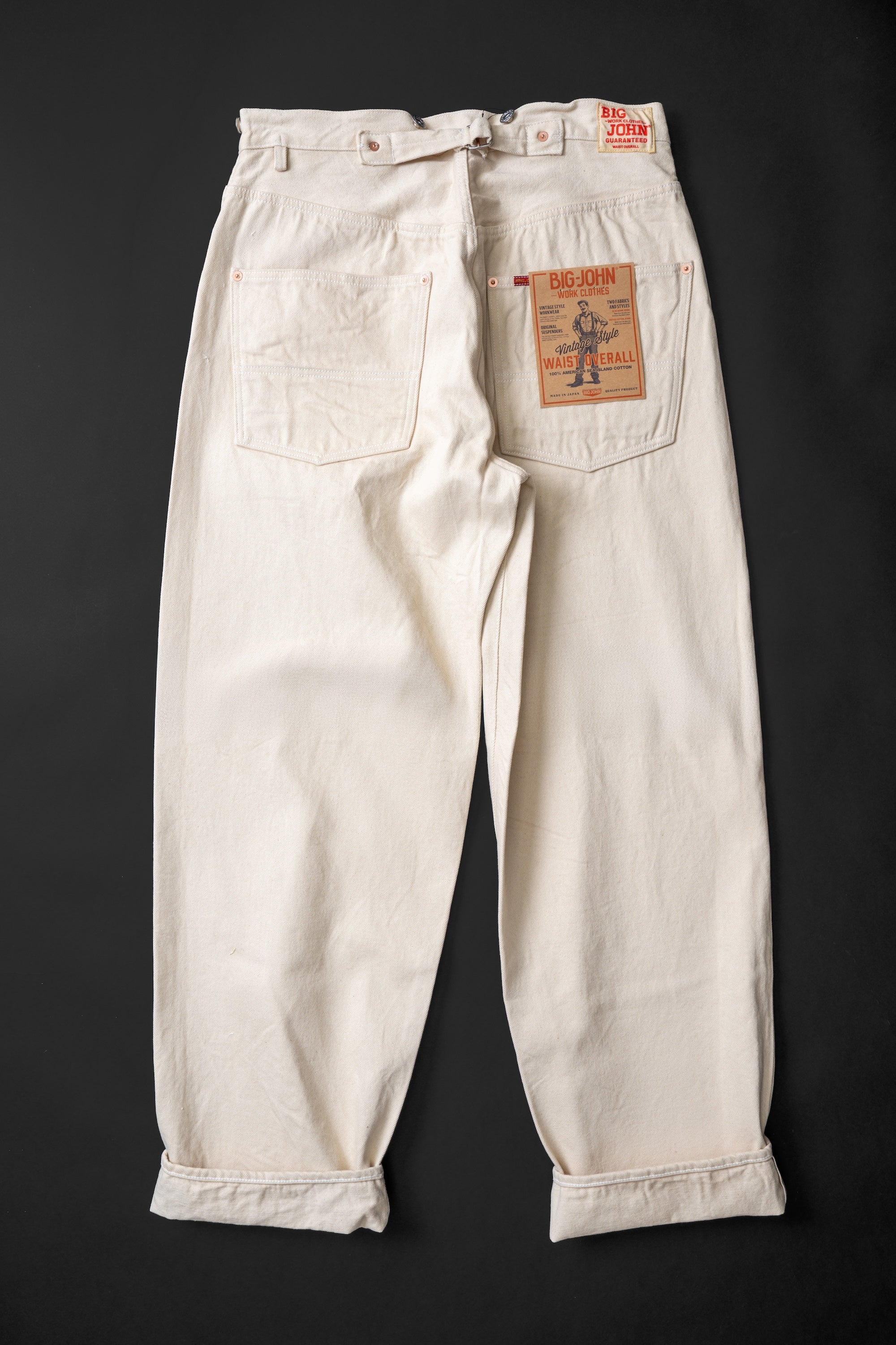 M101S(66) WAIST OVERALL DUCK kinari