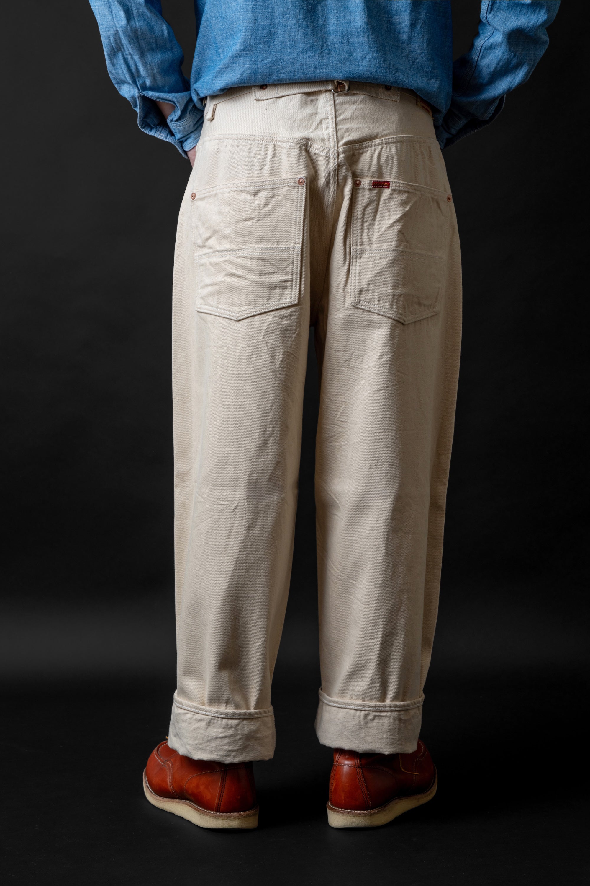 M101S(66) WAIST OVERALL DUCK kinari