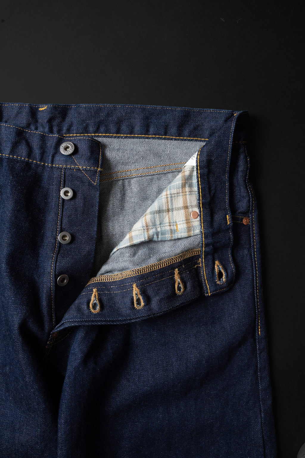 M1015RC (HAI) GLABEL本藍枷染WILD DUCK JEANS