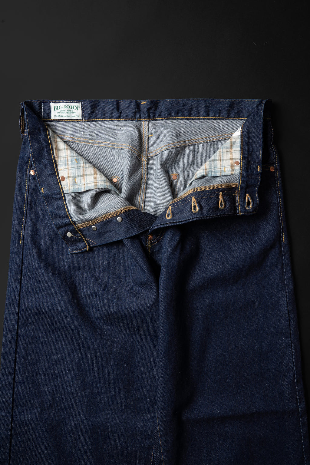 M1015RC (HAI) GLABEL本藍枷染WILD DUCK JEANS