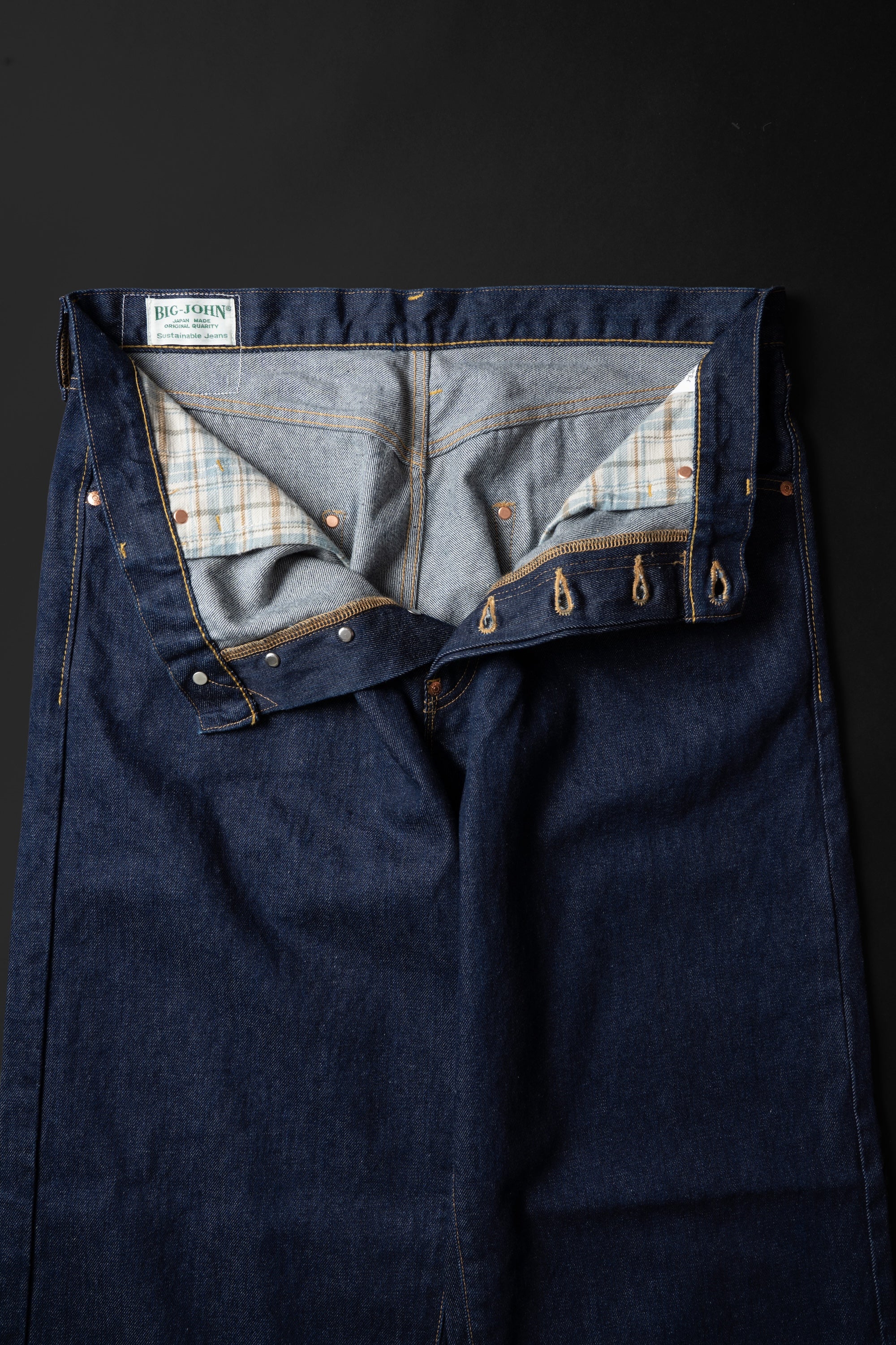 M1015RC (HAI) GLABEL本藍枷染WILD DUCK JEANS