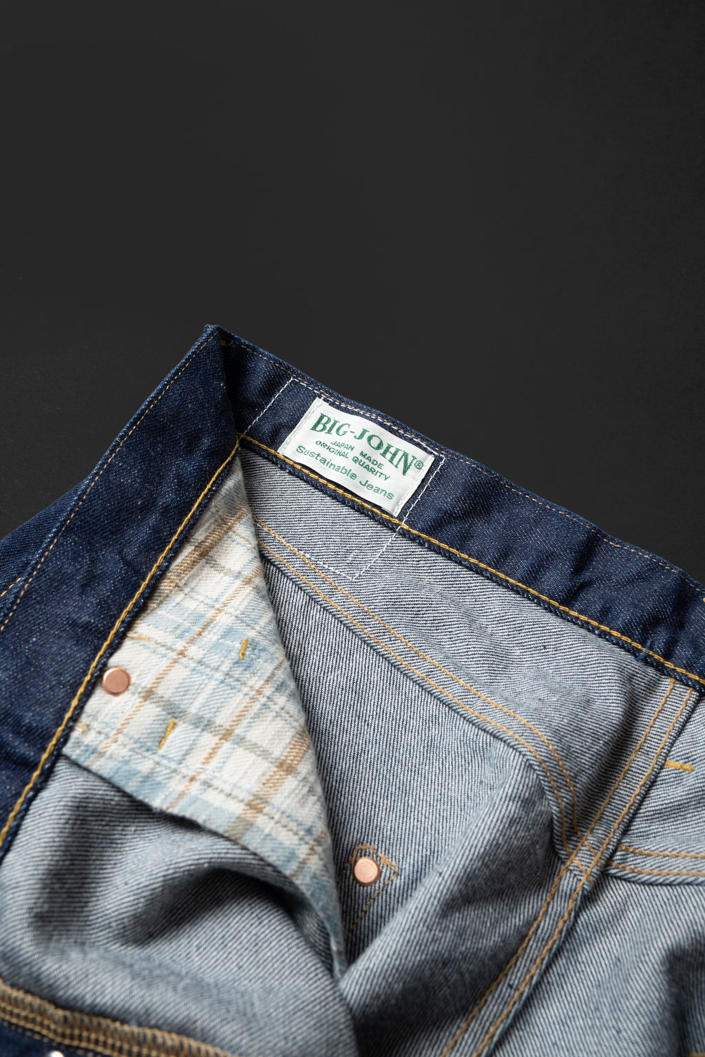 M1015RC (HAI) GLABEL本藍枷染WILD DUCK JEANS