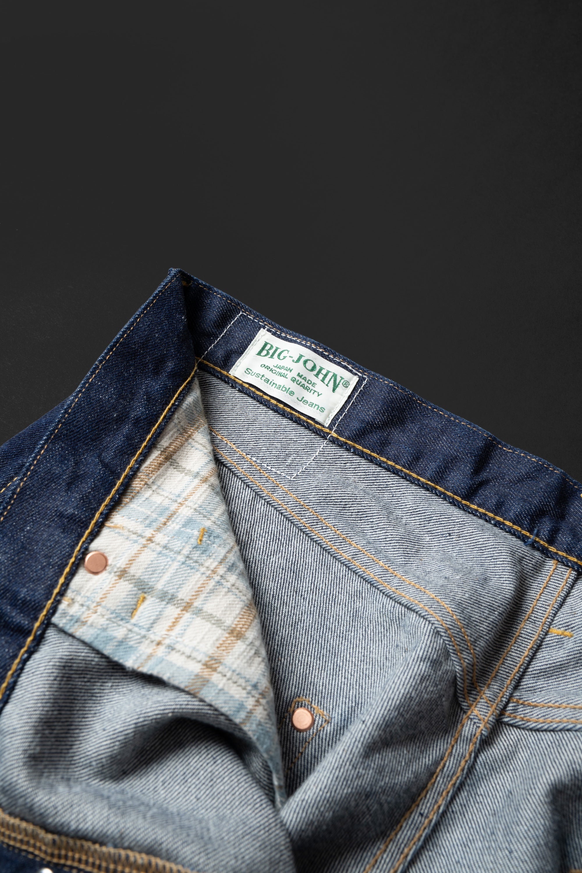 M1015RC (HAI) GLABEL本藍枷染WILD DUCK JEANS
