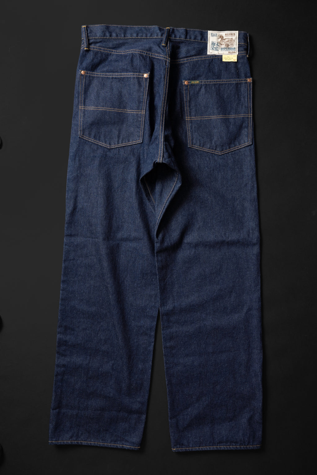 M1015RC (HAI) GLABEL本藍枷染WILD DUCK JEANS