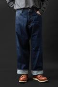 M1015RC (HAI) GLABEL本藍枷染WILD DUCK JEANS
