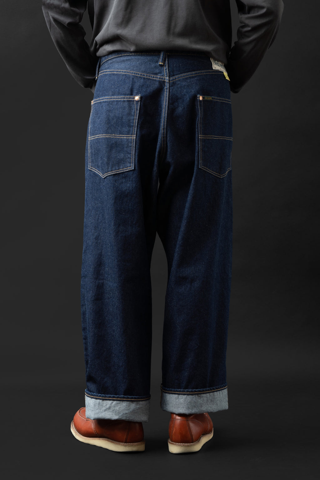 M1015RC (HAI) GLABEL本藍枷染WILD DUCK JEANS