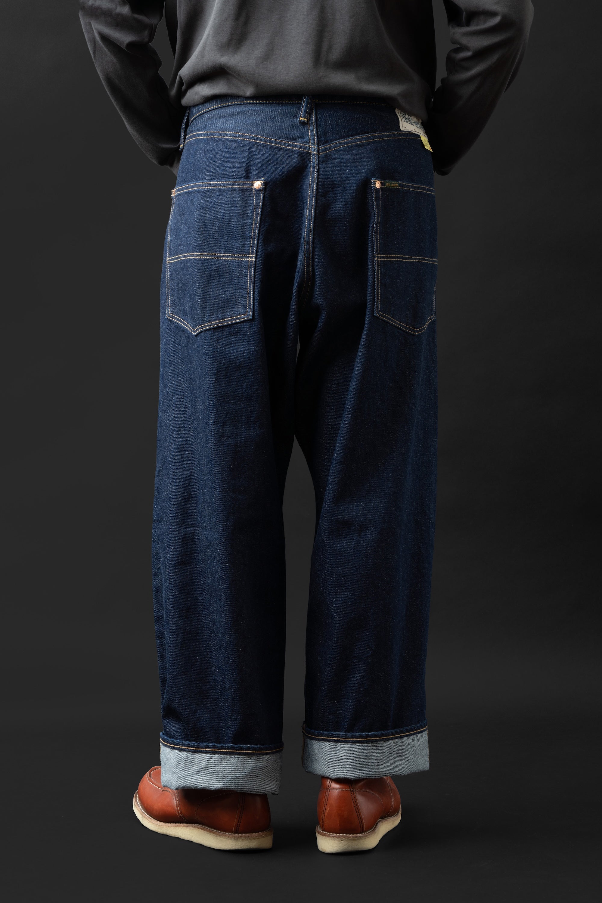 M1015RC (HAI) GLABEL本藍枷染WILD DUCK JEANS
