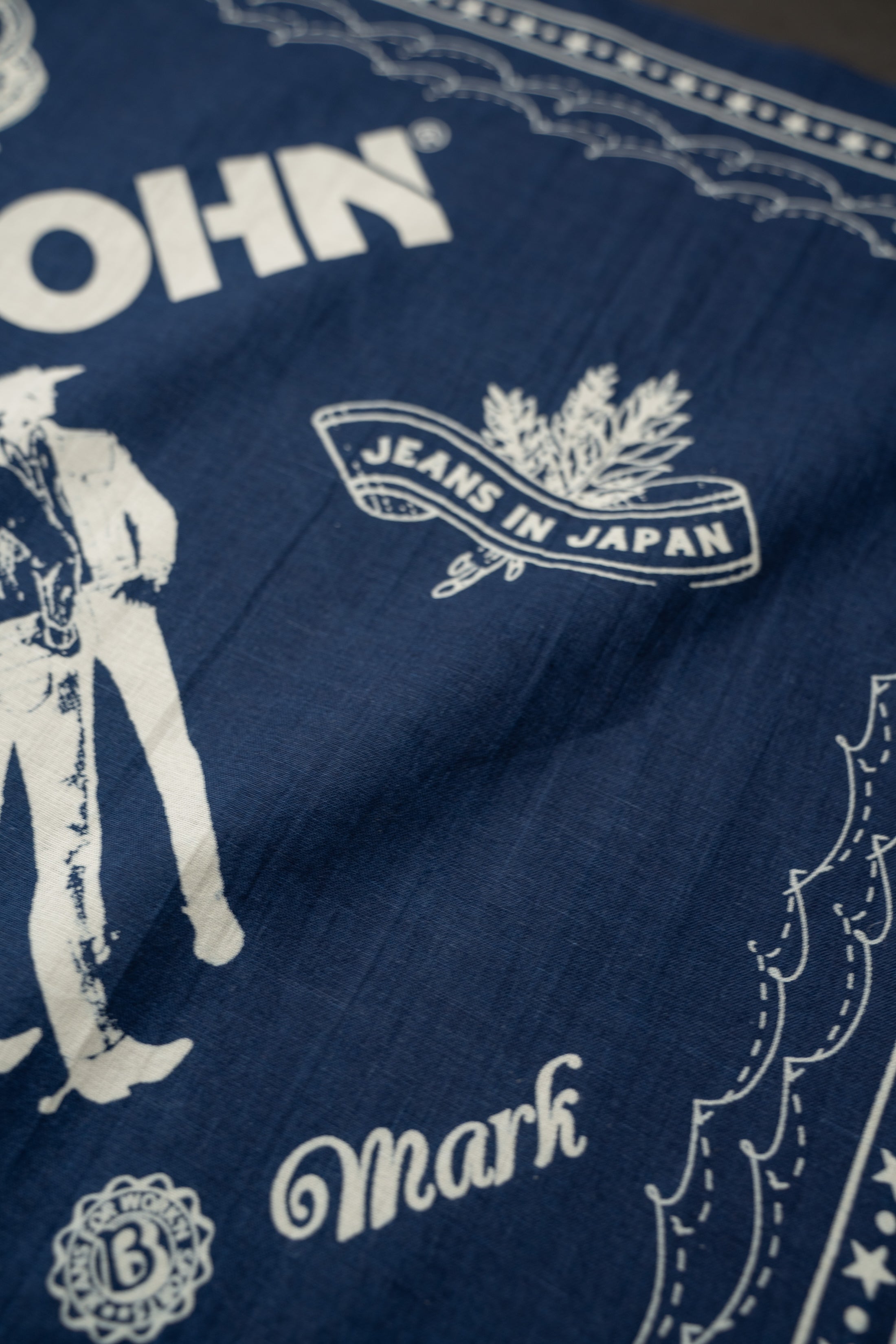 VBAN03 (ID)BIGJOHN INDIGO BANDANA