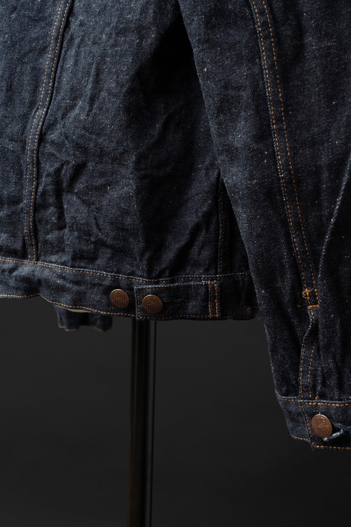 S6953WS (001) ISHIKAWADAI DENIM TRUCKER JACKET | SUVIN GOLD