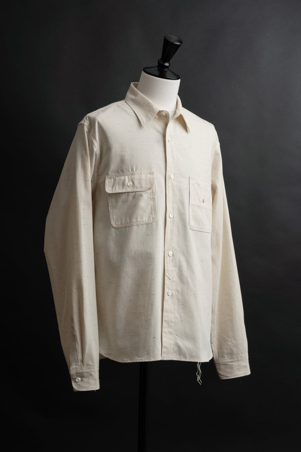 MS004R (66C) Color Nep Selvedge Chambray Shirt