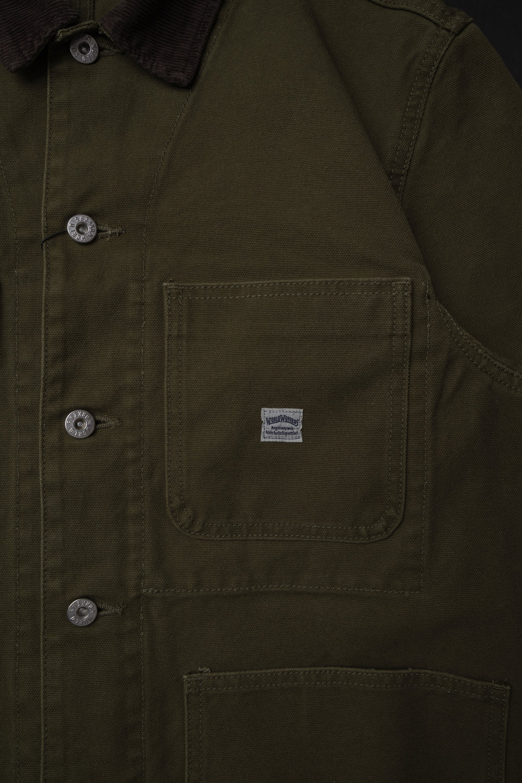 WR623F (19) World Workers Duck Canvas Coverall Jacket