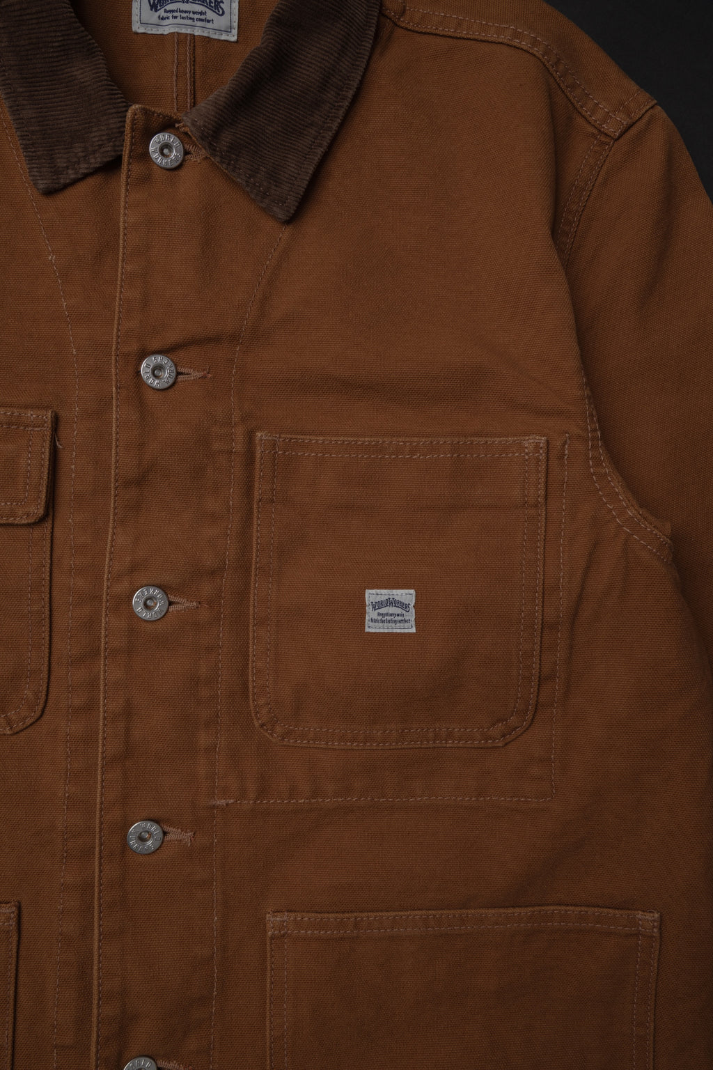 WR623F (53) World Workers Duck Canvas Coverall Jacket