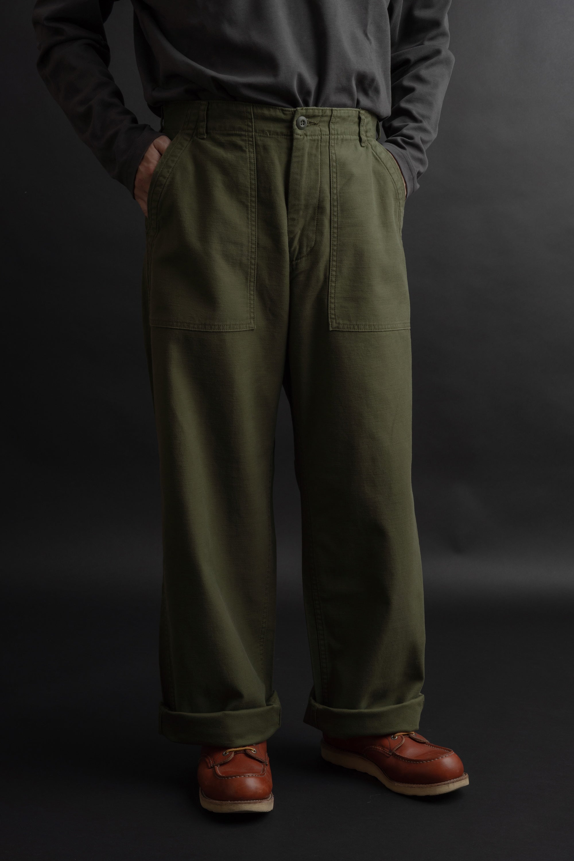 WR573F (19) World Workers Back Sateen Fatigue Pants