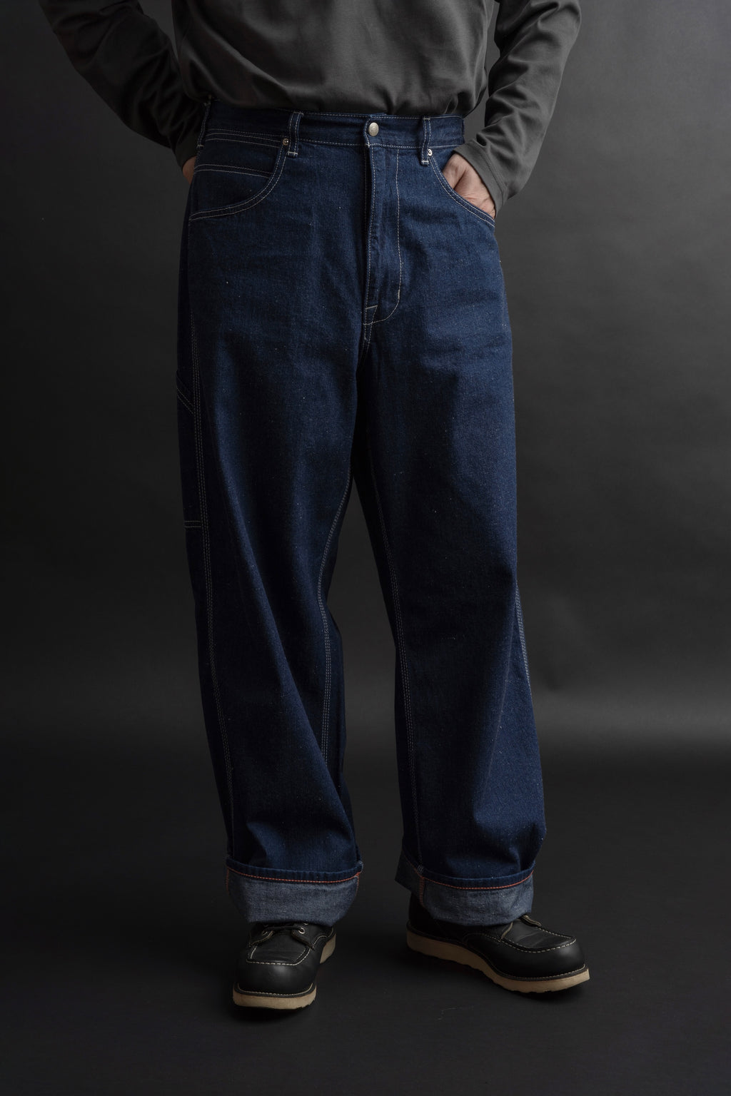 WR545F (81) World Workers 50th Anniversary Indigo Nep Painter Pants