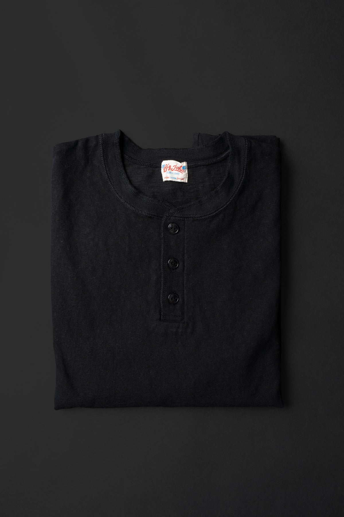 MTE014 (61) L/S HENLEY NECK T-SHIRT