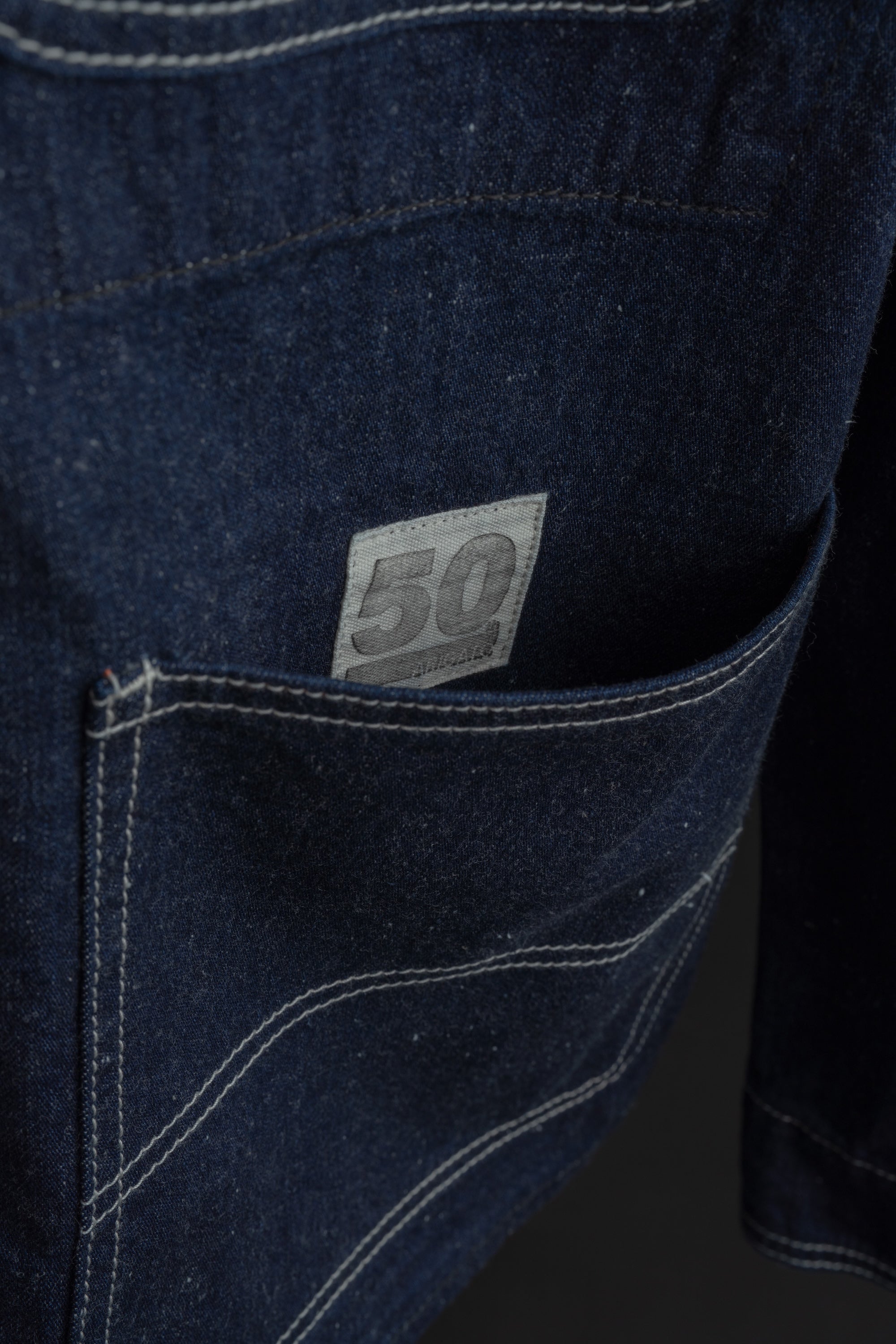 WR623F (81) World Workers Indigo Nep Denim Coverall Jacket