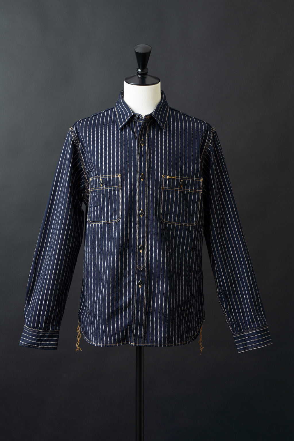 MS005E (055P) 10oz SELVAGE WORK SHIRT WABASH