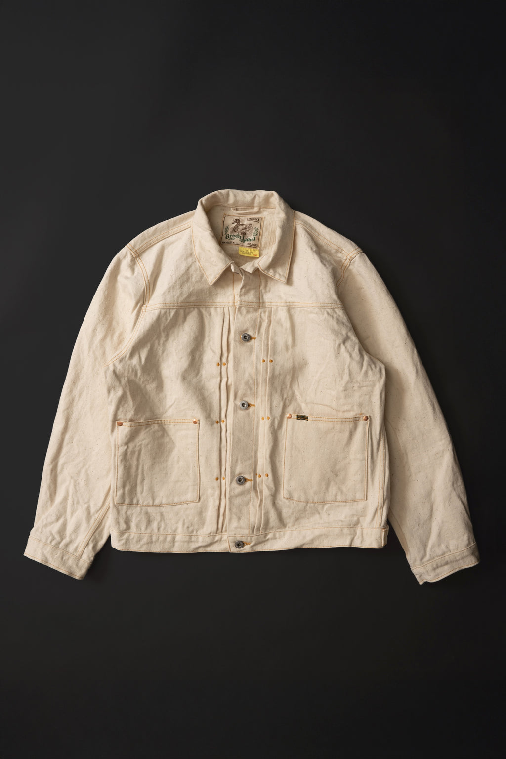 M6013RC (66) GR LABEL WILD DUCK JACKET Natural
