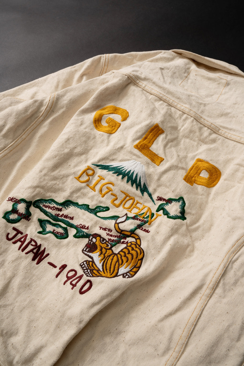 M6013RC (SPS　DUCK刺繍) GR LABEL WILD DUCK JACKET DUCK EMB Natural