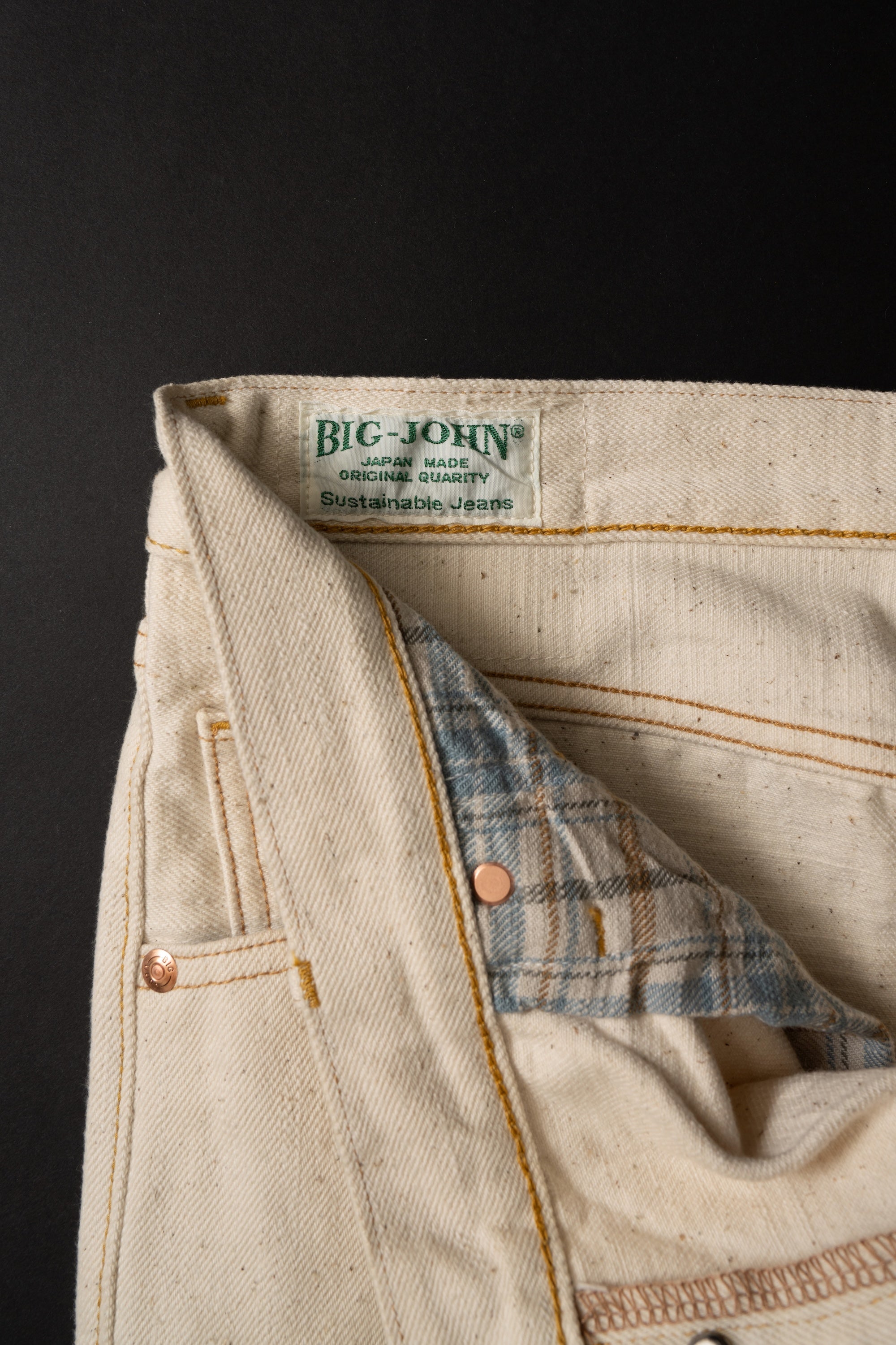 M1012RC (66) GR LABEL WILD DUCK JEANS Natural