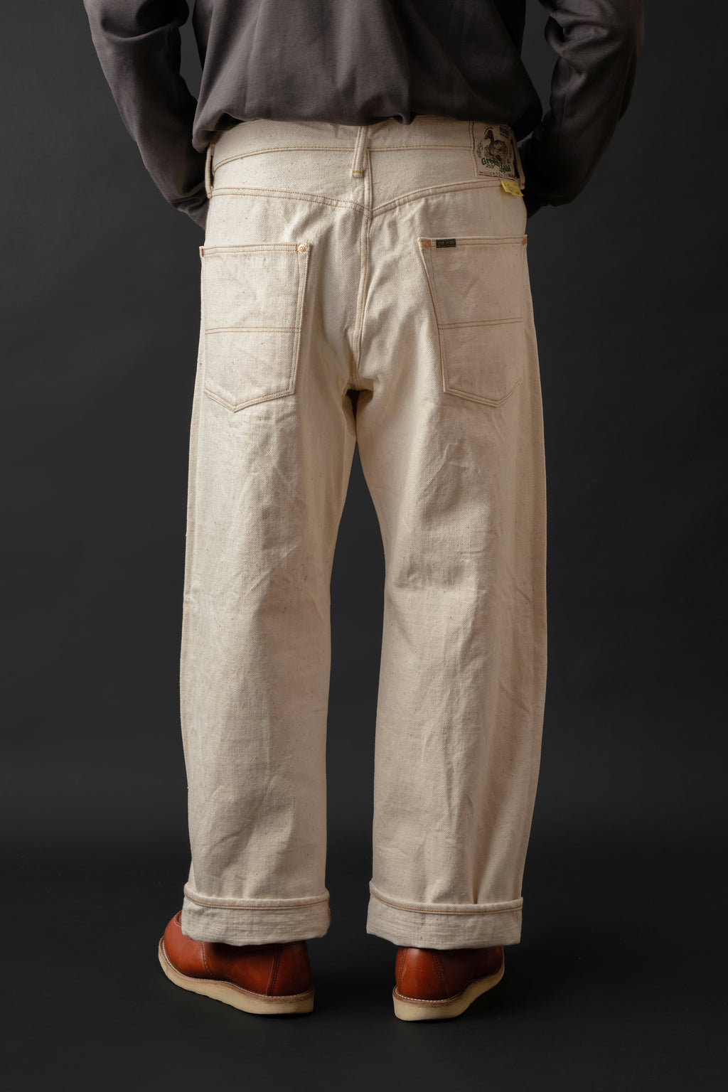 M1012RC (66) GR LABEL WILD DUCK JEANS Natural