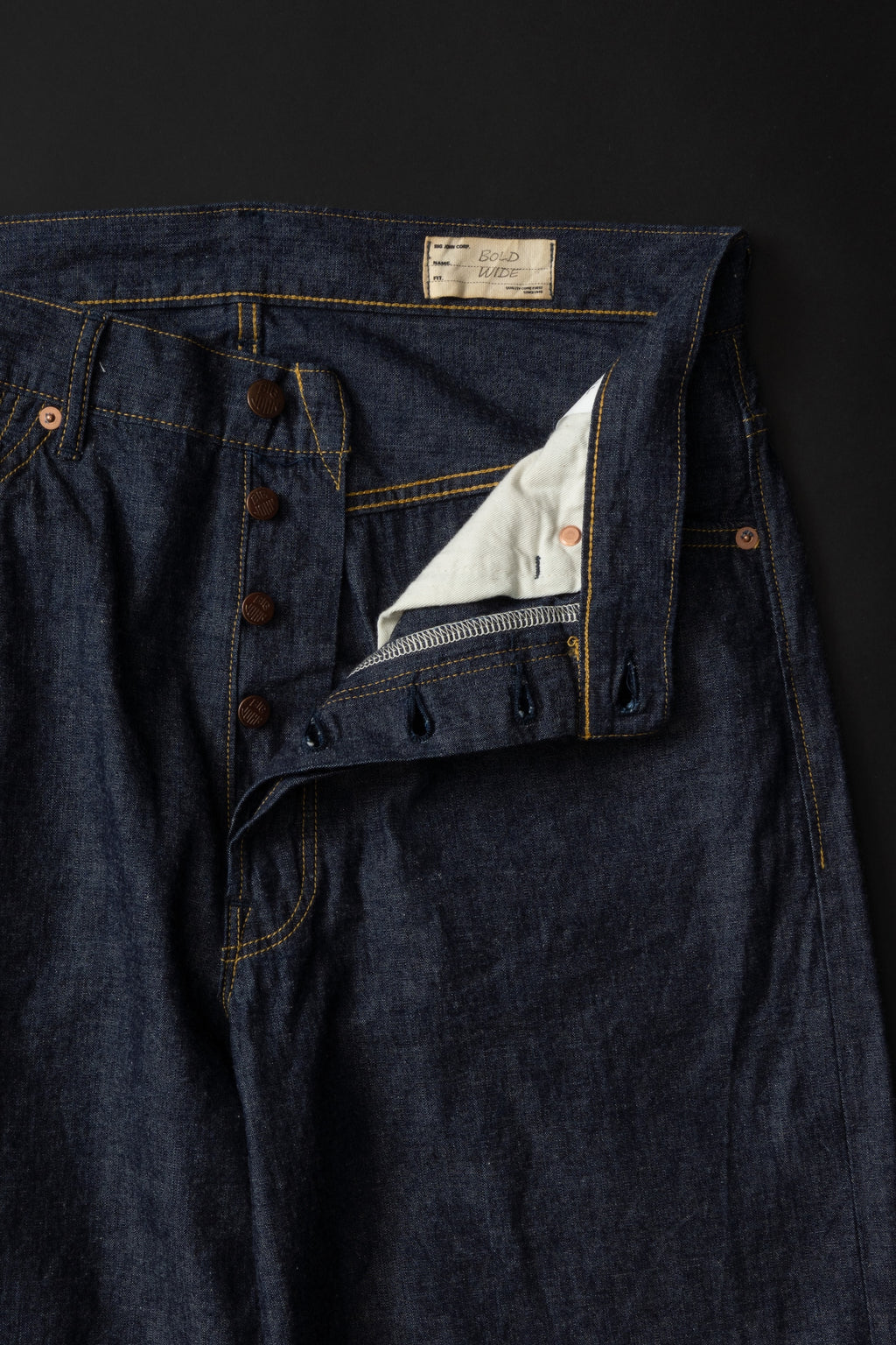 M101L (001) BOLD 8oz selvedge Chambray